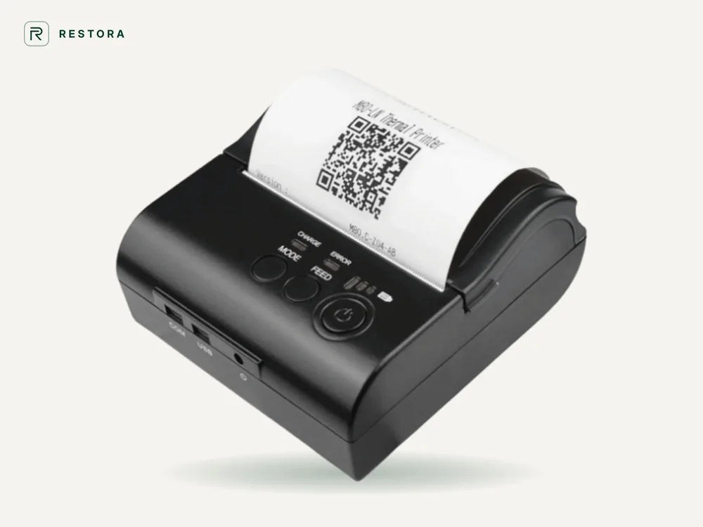 Taşınabilir Bluetooth fiş yazıcı