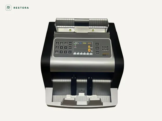 Para sayma makinesi, TL ve Euro karışık